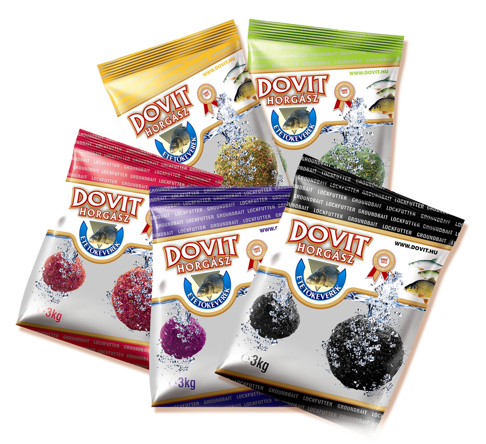 Dovit krmení Mix 3kg černý kapr