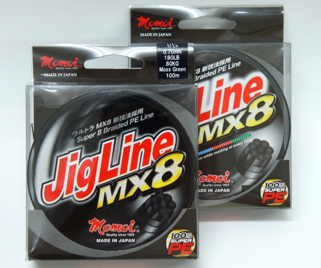 Pletenka Momoi JIGLINE MX8 300 m 0,43 mm