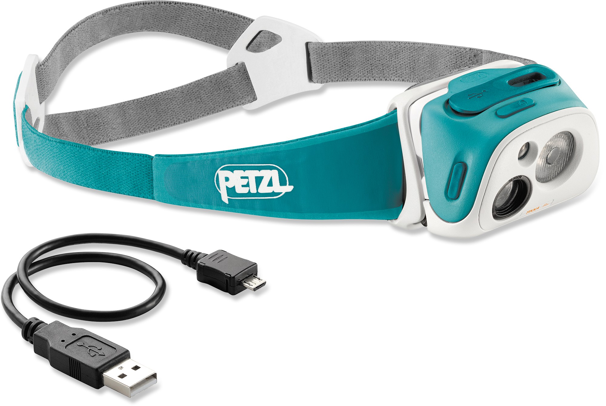 Petzl Čelovka TIKKA R+ svítilna tyrkysová E92RT