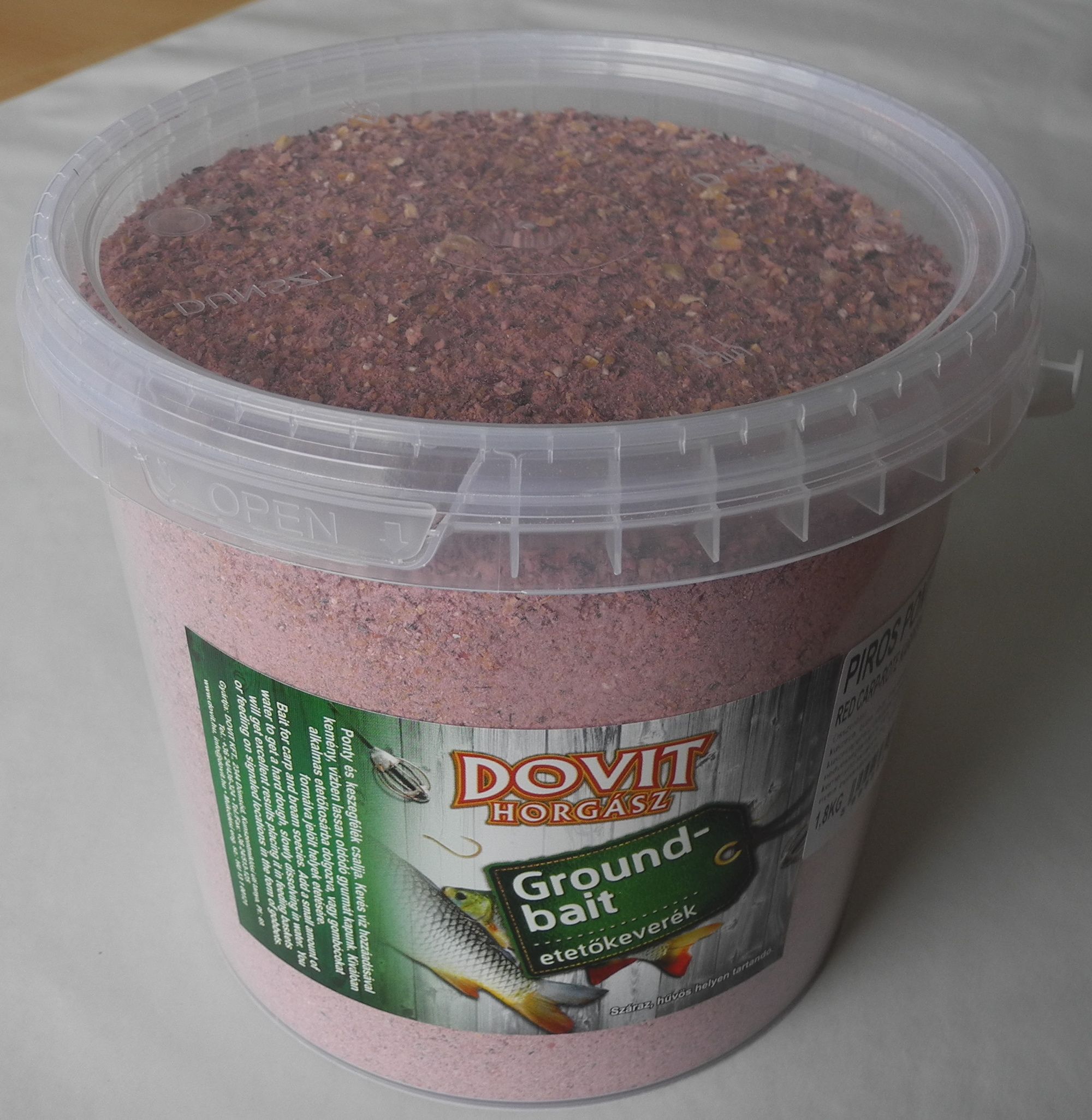 Dovit kyblík Mix 2 kg červený kapr