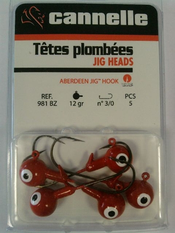 Cannelle Jig  M981 BZ 7 g červený