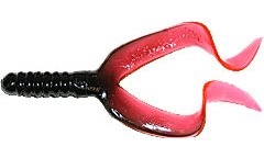 Mister Twister  dvojitý velký 10 cm 2 barvy - Black Red