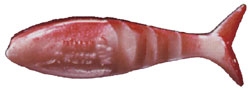 Mister Twister nástraha Killer Shad 8cm - Rouge